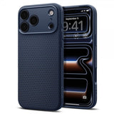 Spigen iPhone 17 Pro Deksel Liquid Air Navy Blue