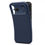 Spigen iPhone 17 Pro Deksel Liquid Air Navy Blue