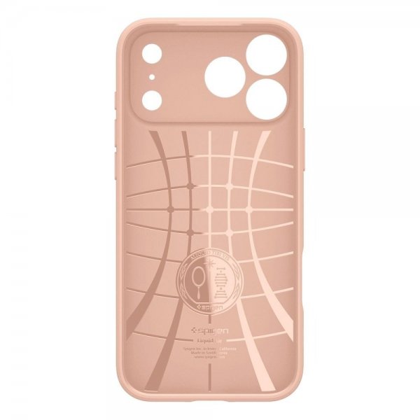 Spigen iPhone 17 Pro Max Deksel Liquid Air Titanium Pink