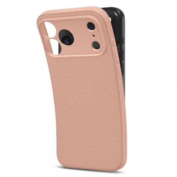 Spigen iPhone 17 Pro Max Deksel Liquid Air Titanium Pink