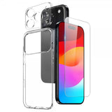 Northjo iPhone 17 Pro Deksel med Skjermbeskytter og Kamerabeskytter 3-i-1