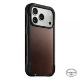 Nomad iPhone 17 Pro Deksel Modern Leather Case Horween Rustic Brown