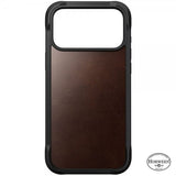 Nomad iPhone 17 Pro Deksel Modern Leather Case Horween Rustic Brown
