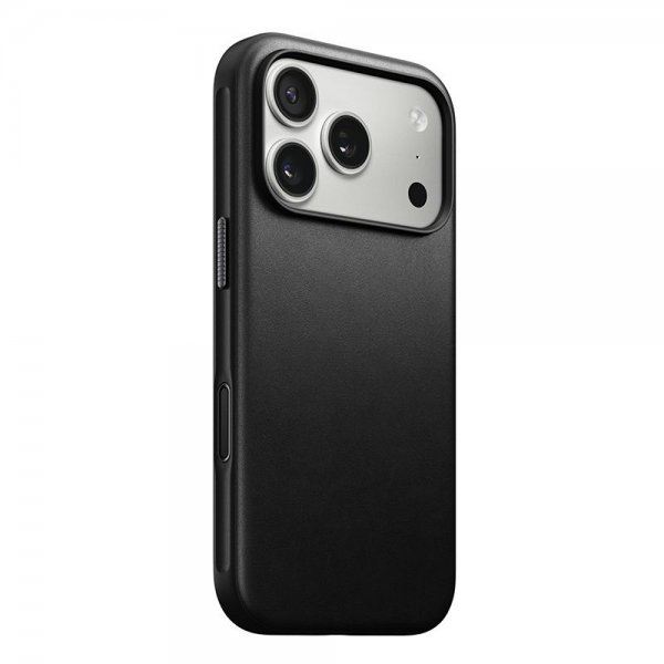 Nomad iPhone 17 Pro Deksel Modern Leather Case Svart