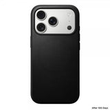 Nomad iPhone 17 Pro Deksel Modern Leather Case Svart