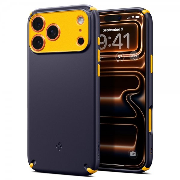Spigen iPhone 17 Pro Deksel Nano Pop Hybrid MagFit Blueberry Navy