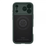 Spigen iPhone 17 Pro Deksel Optik Armor MagFit Abyss Green