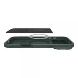 Spigen iPhone 17 Pro Deksel Optik Armor MagFit Abyss Green
