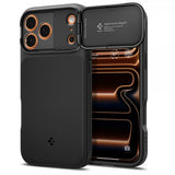 Spigen iPhone 17 Pro Deksel Optik Armor MagFit Svart