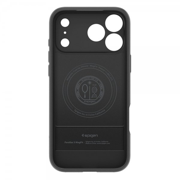 Spigen iPhone 17 Pro Deksel Parallax S MagFit Matte Black