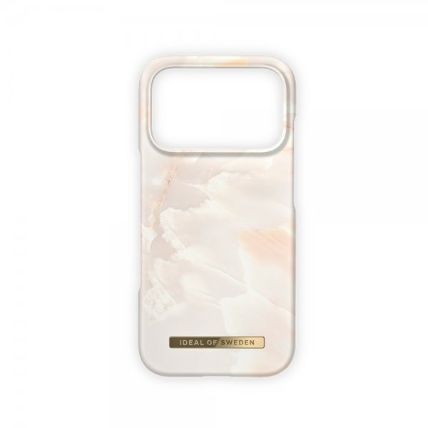 Ideal of Sweden iPhone 17 Pro Deksel Printed Case MagSafe Rose Pearl Marble