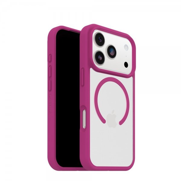 Otterbox iPhone 17 Pro Deksel React MagSafe Pink Awakening