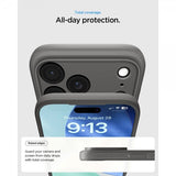 Spigen iPhone 17 Pro Deksel Rugged Armor MagFit Grå