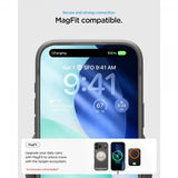 Spigen iPhone 17 Pro Deksel Rugged Armor MagFit Grå