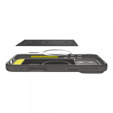 Spigen iPhone 17 Pro Deksel Rugged Armor MagFit Grå