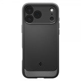 Spigen iPhone 17 Pro Deksel Rugged Armor MagFit Matte Black