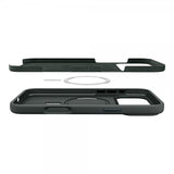 Spigen iPhone 17 Pro Deksel Silicone Fit MagFit Abyss Green