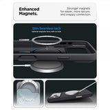 Spigen iPhone 17 Pro Deksel Silicone Fit MagFit Svart