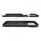 Spigen iPhone 17 Pro Deksel Silicone Fit MagFit Svart