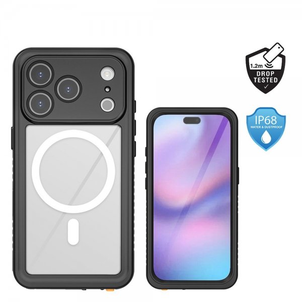 4smarts iPhone 17 Pro Deksel Stark IP68 MagSafe Svart