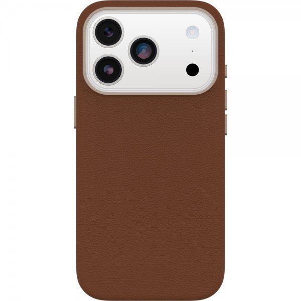 Otterbox iPhone 17 Pro Deksel Symmetry Cactus Leather MagSafe Desert Saddle