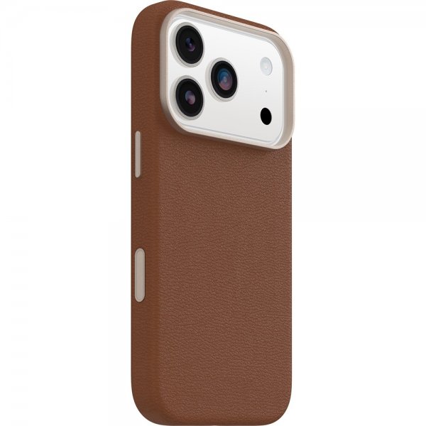 Otterbox iPhone 17 Pro Deksel Symmetry Cactus Leather MagSafe Desert Saddle