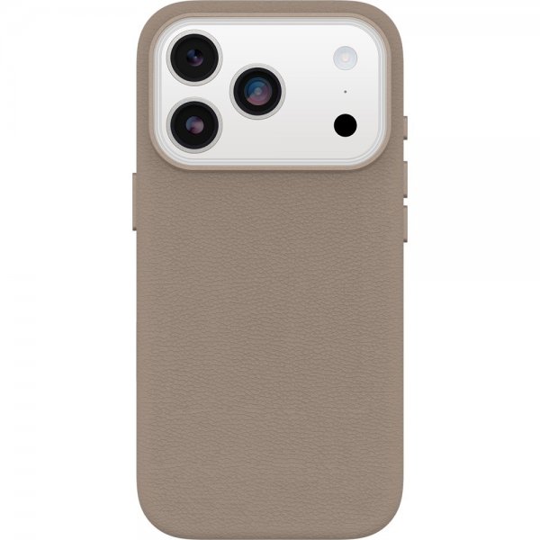 Otterbox iPhone 17 Pro Deksel Symmetry Cactus Leather MagSafe Grey Comfort