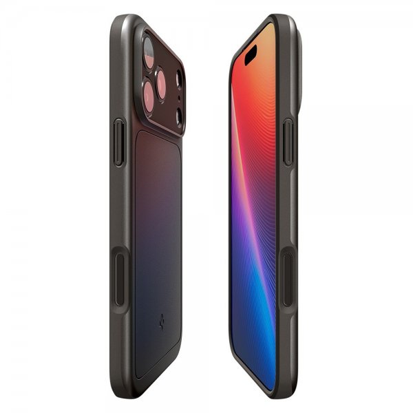 Spigen iPhone 17 Pro Deksel Thin Fit MagFit Gunmetal