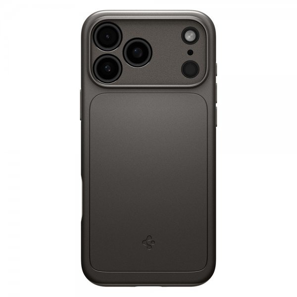 Spigen iPhone 17 Pro Deksel Thin Fit MagFit Gunmetal