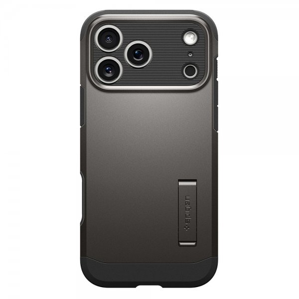 Spigen iPhone 17 Pro Deksel Tough Armor T MagFit Gunmetal