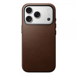 Nomad iPhone 17 Pro Deksel Traditional Leather Case Brun