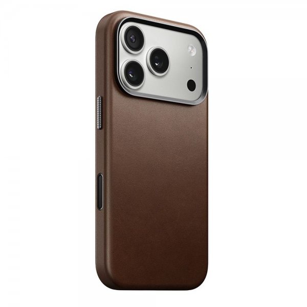 Nomad iPhone 17 Pro Deksel Traditional Leather Case Brun