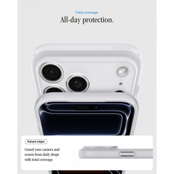 Spigen iPhone 17 Pro Deksel Ultra Hybrid Classic MagFit Sølv