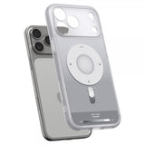 Spigen iPhone 17 Pro Deksel Ultra Hybrid Classic MagFit Sølv