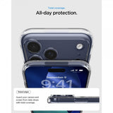Spigen iPhone 17 Pro Deksel Ultra Hybrid MagFit Clear Deep Blue