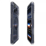 Spigen iPhone 17 Pro Deksel Ultra Hybrid MagFit Clear Deep Blue