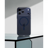 Spigen iPhone 17 Pro Deksel Ultra Hybrid MagFit Clear Deep Blue