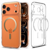 Spigen iPhone 17 Pro Deksel Ultra Hybrid MagFit Clear Gold