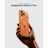 Spigen iPhone 17 Pro Deksel Ultra Hybrid MagFit Clear Orange