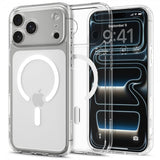 Spigen iPhone 17 Pro Deksel Ultra Hybrid MagFit Clear White