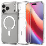 Spigen iPhone 17 Pro Deksel Ultra Hybrid MagFit Clear White