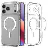 Spigen iPhone 17 Pro Deksel Ultra Hybrid MagFit Clear White