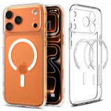 Spigen iPhone 17 Pro Deksel Ultra Hybrid MagFit Clear White