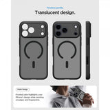 Spigen iPhone 17 Pro Deksel Ultra Hybrid MagFit Frost Black