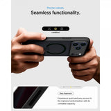 Spigen iPhone 17 Pro Deksel Ultra Hybrid MagFit Frost Black