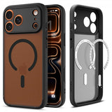 Spigen iPhone 17 Pro Deksel Ultra Hybrid MagFit Frost Black