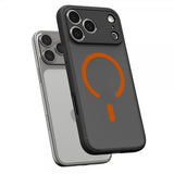 Spigen iPhone 17 Pro Deksel Ultra Hybrid MagFit Frost Black Orange