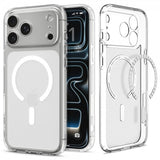 Spigen iPhone 17 Pro Deksel Ultra Hybrid MagFit Frost White
