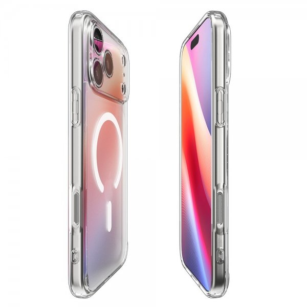 Spigen iPhone 17 Pro Deksel Ultra Hybrid MagFit Frost White