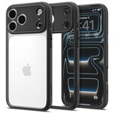 Spigen iPhone 17 Pro Deksel Ultra Hybrid Matte Black